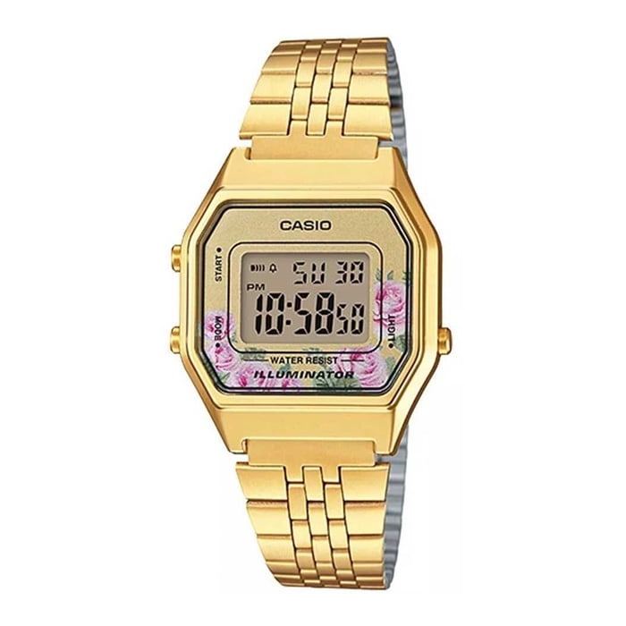 Reloj Digital Dorado Casio La-680wga-4c