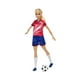 thumbnail image 3 of Muñeca Jugadora de Fútbol Playera Roja, 3 of 3
