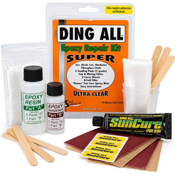 Kit de reparación de epoxi Ding All 84 ml para tabla de surf