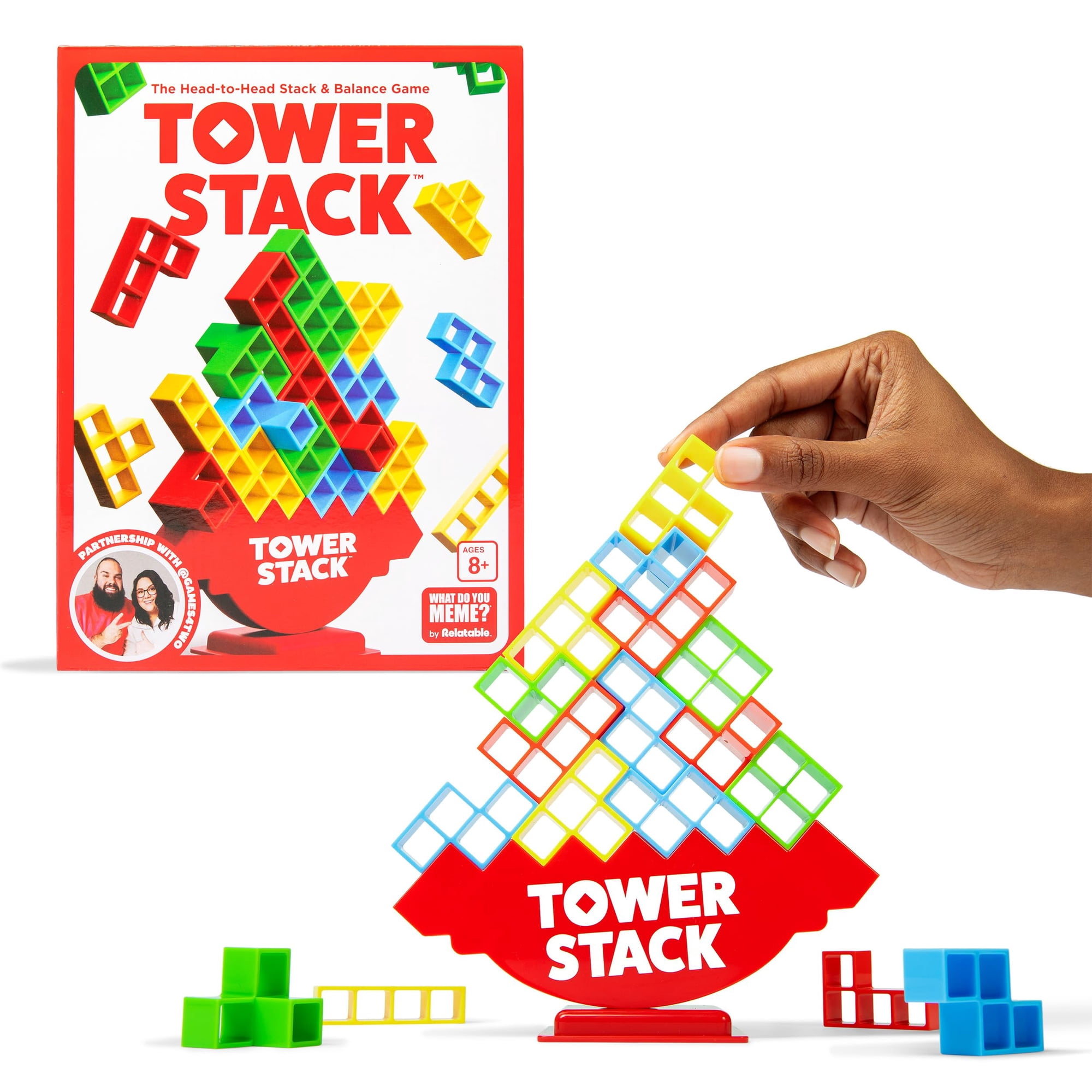 What Do You Meme? - Game Tower Stack Stacking Challenge Para Niños De 8 A 12 Años