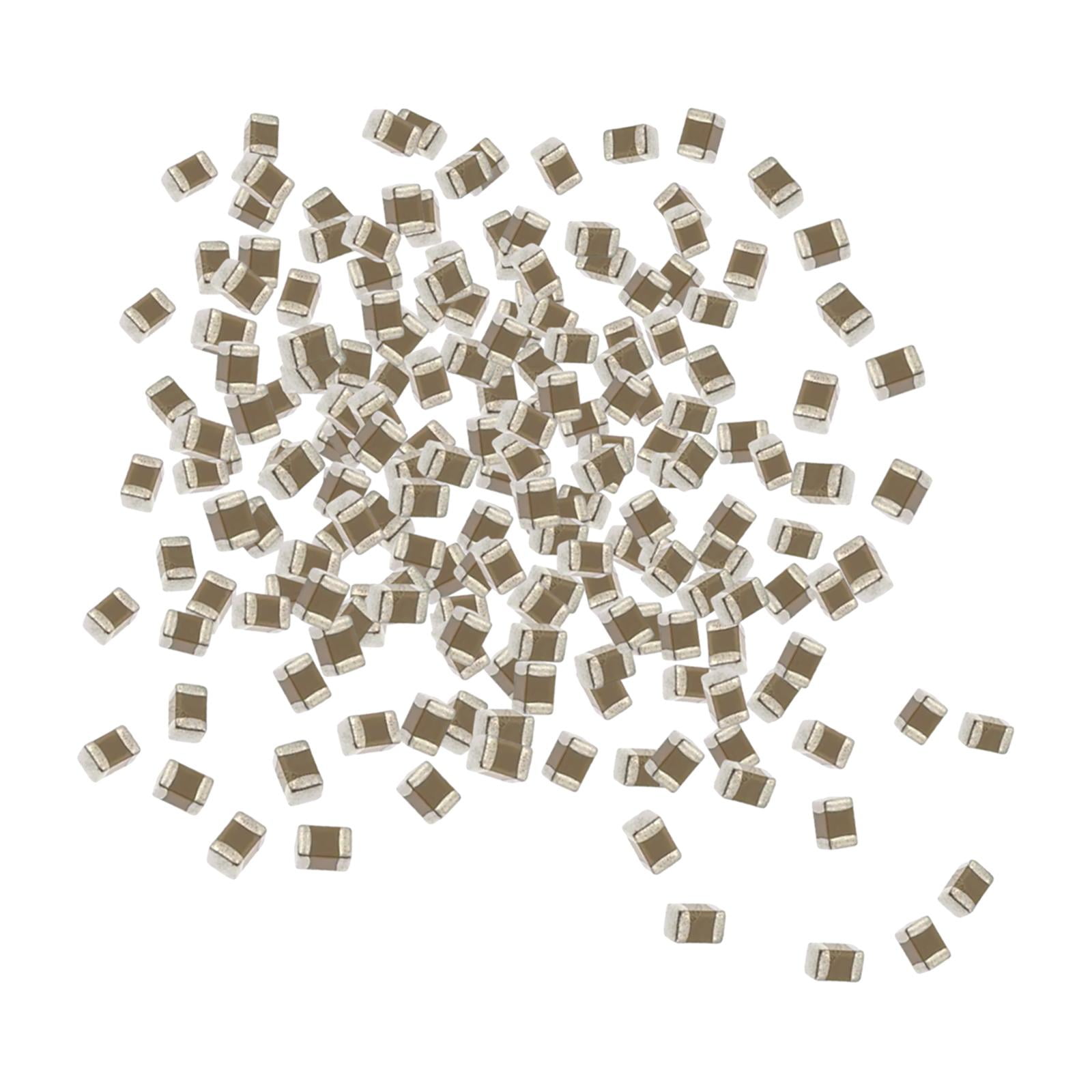 Magideal - De Resistencias Smd 0805 De 100 Piezas, Juego Surtido De Condensadores De Chip Cerámico De 25v 106k Para Estéreos, Hornos Microondas, Televisores,