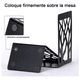 thumbnail image 5 of Soporte Para Sujetalibros Belug  2 Pares De Soportes Para Libros negros, 5 of 5