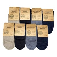 Onlyzaza - Calcetines Largo Americano Bambú Para Hombre - Sin Costuras - Docena