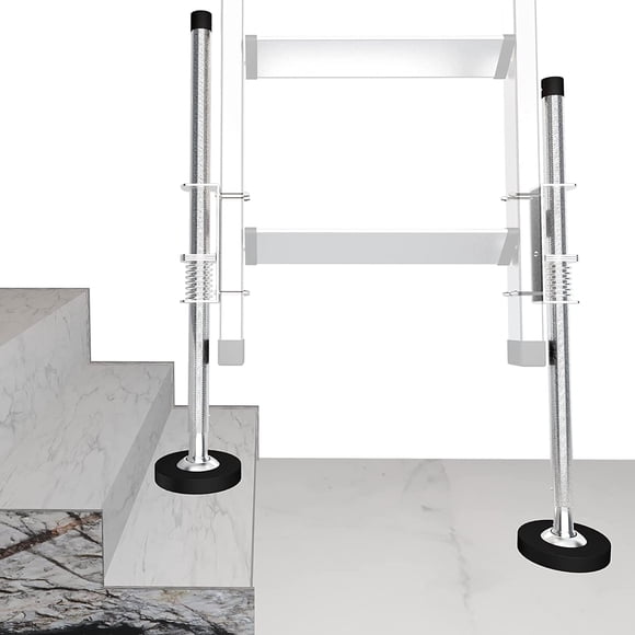 Nivelador más resistente para escaleras con plataforma estable de 20 pulgadas