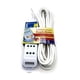 thumbnail image 3 of Alargador Múltiple 5mts 10a Zapatilla 6 Posiciones Led Sec Blanco, 3 of 5