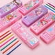 thumbnail image 4 of Estuche para lápices para niños, estuche organizador de papelería multifuncional con calculadora y lápiz, artículos lindos para niños, 4 of 5