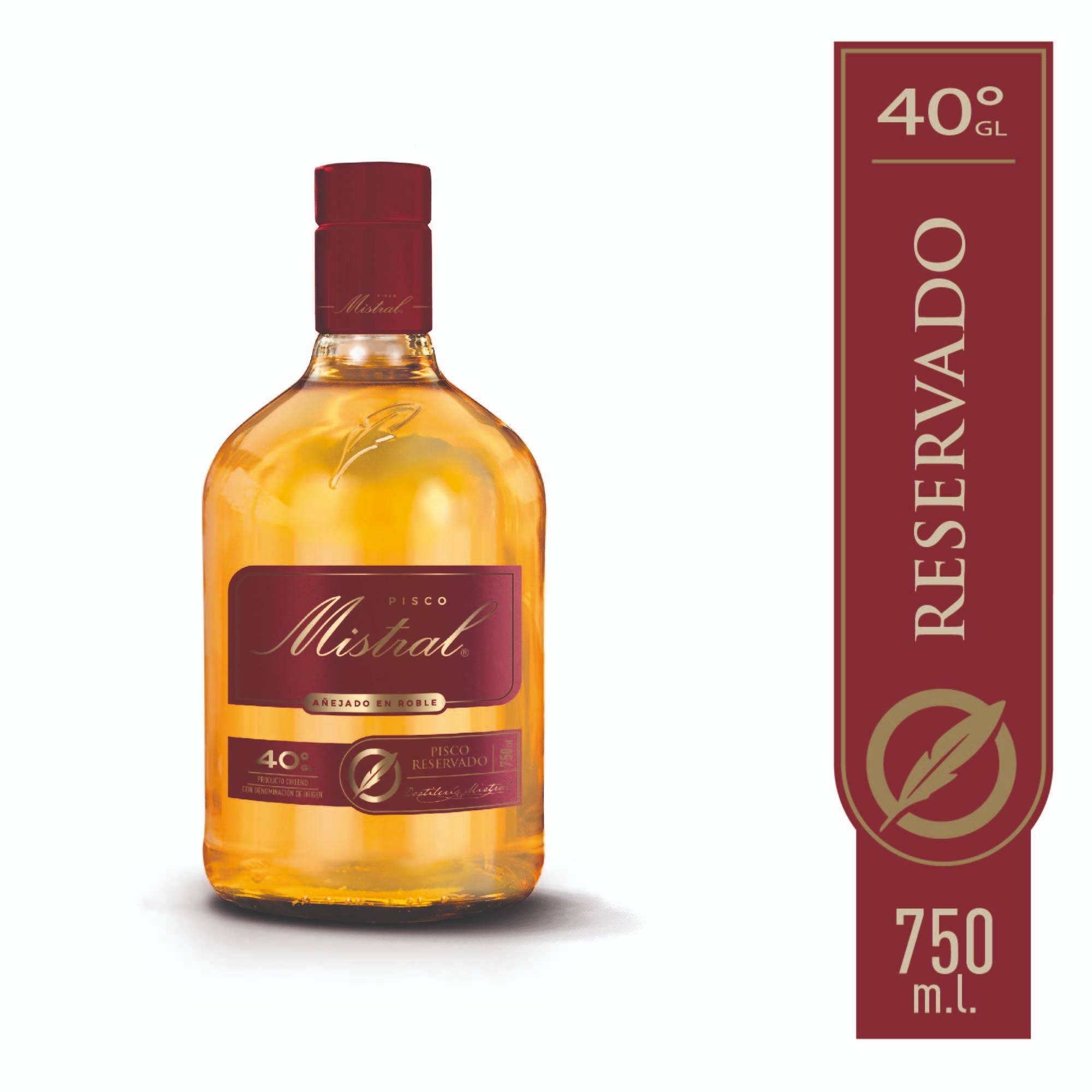Pisco Reservado 40° Botella 750 cc Mistral