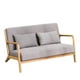 thumbnail image 1 of Sofa de 2 asientos Moderno de Comedor con Apoyabrazos, 1 of 4