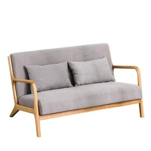 Crusec - Sofa De 2 Asientos Moderno De Comedor Con Apoyabrazos