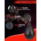 thumbnail image 4 of SAEEPABUL pera de velocidad de boxeo para adultos - saco de golpeo profesional de cuero sintético con vejiga de látex, equipo de entrenamiento ajustable para gimnasio en casa, color negro, 4 of 7