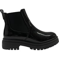 Botin Casual Mujer Negro Charol Oporto Detogni