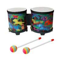 Bothyi - Juego De Batería Bongo De 5 Y 6 Pulgadas Con Baquetas De Madera Para Niñas Y Niños, Regalo De Cumpleaños, Animal