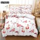 thumbnail image 1 of Flamingo Bedding Set Duvet Cover Set Bedding Digital Printing Bed Linen Bedding Set Fashion Design, 1 of 3