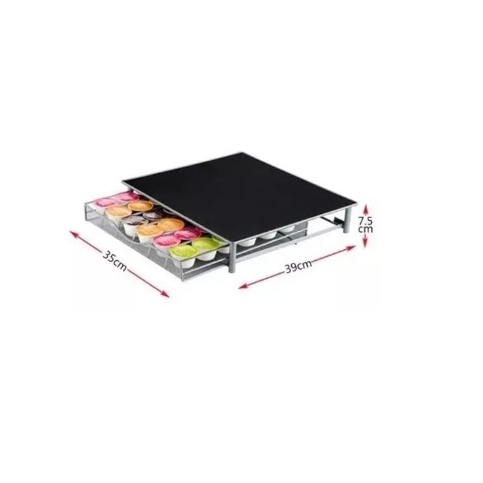 Masterprox - Porta Cápsulas De Café Organizador Estante Cajón 36u