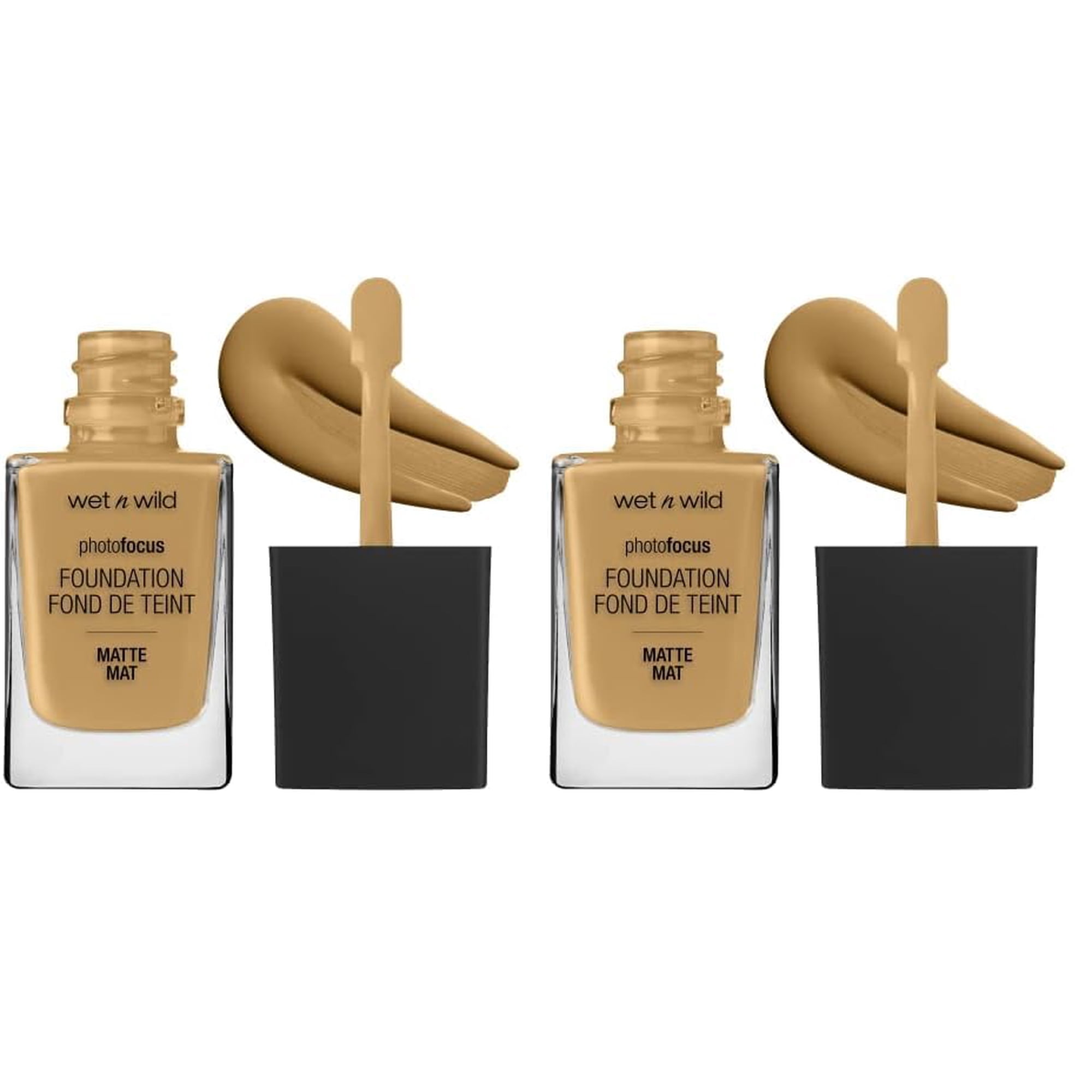Base De Maquillaje Wet N Wild Photo Focus, Color Ámbar Mate, Beige, X2