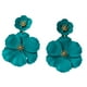 thumbnail image 5 of Pendientes Colgantes De Flores Pendientes De Tuerca Para Compromiso Día De San Valentín Mujer, 5 of 5