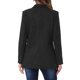 thumbnail image 3 of INSPIRE CHIC Chaqueta de Mujer de Imitación de Gamuza con Solapa de Un Botón, Cuello Abierto, Chaqueta de Traje con Bolsillos L Negro, 3 of 6