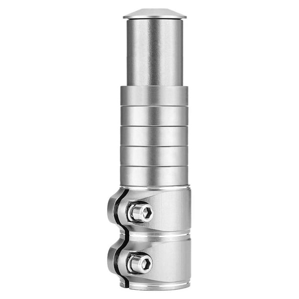 Extensor de potencia de horquilla de bicicleta, adaptador de elevador de manillar de bicicleta, adaptador de cabeza de aleación de aluminio, para bicicleta de montaña, bicicleta de carretera y MTB