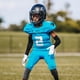 thumbnail image 3 of Correa de barbilla Battle Youth azul para fútbol americano, 3 of 3