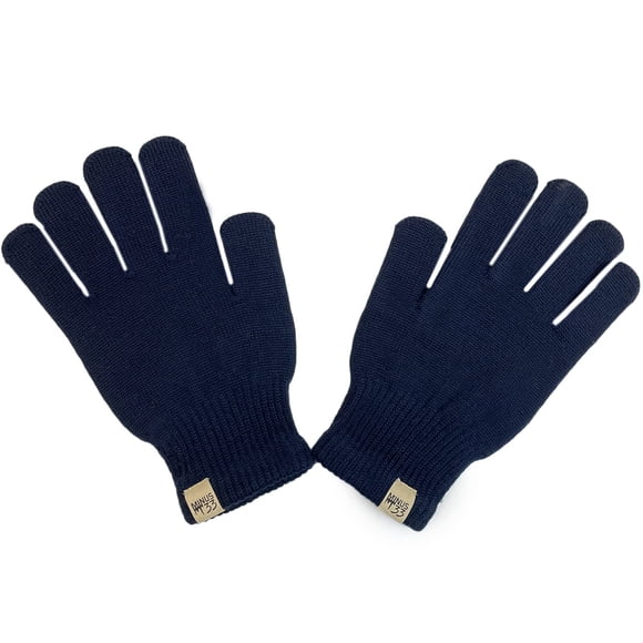 Glove Liner Minus33 de lana merino 85% azul marino para adulto
