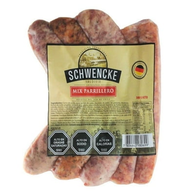 Mix Parrillero Tradicional 5 Un 500 G Schwencke