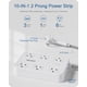 thumbnail image 4 of Power Strip LENCENT de 2 a 3 puntas con protector contra sobretensiones de 6 pies, 4 of 8