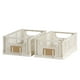 thumbnail image 1 of Set De 2 Cajas De Almacenamiento Plegable 25X16.5X10Cm Blancas, 1 of 3