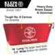 thumbnail image 2 of Bolsa para herramientas Klein Tools 5539LRED con cierre, lona roja, grande, 2 of 9
