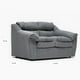 thumbnail image 3 of Sofa Bali 2c Gris, 3 of 5