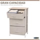 thumbnail image 4 of Cajonera Velador Organizador 3 Cajones Metal Madera Tela, 4 of 9