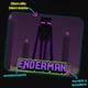 thumbnail image 3 of Mousepad 20x24 Cm - Diseño Minecraft Enderman, 3 of 3