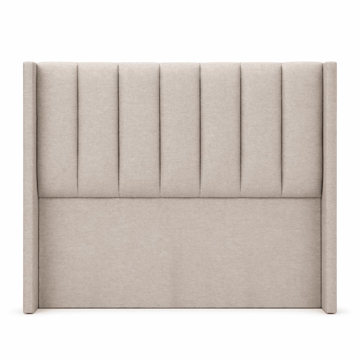 House Decor Fd - Respaldo De Cama 2 Plaza Tubular Lino Beige