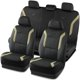 thumbnail image 1 of Juego completo de fundas de espuma viscoelástica para asientos de coche Skechers, color beige, 1 of 8