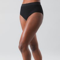 Pack 2X Calzon Alto Rib Sin Costuras Mujer Flores 25168-2