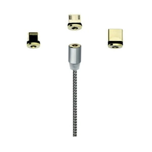 Eon - Cable Cargador Magnético Para Usb-C Micro Usb Y Lightning