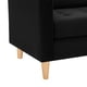 thumbnail image 3 of Sofa Retro 1c Felpa 05 Negro, 3 of 6