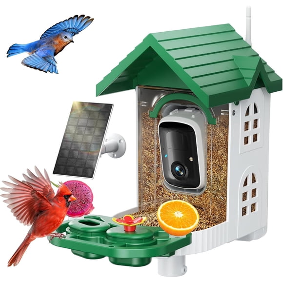 Comedero para Pájaros SV3C FBA08 Cámara 2K Solar