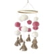 thumbnail image 1 of Cuna De Bebé, Juguetes Móviles, Accesorios De Fotografía, Decoración De Cama Infantil, Blanco Y Rosa, 1 of 5