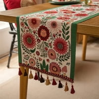 Top Lucky - Camino De Mesa Algodón De Lino 180X35Cm-03