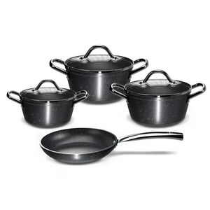 Bateria Cocina Wens Pompei 7 Piezas De Aluminio Forjado