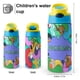 thumbnail image 2 of Tuca y Bertie Botella de Agua con Tapa Pop Top de Un Toque, Acero Inoxidable, a Prueba de Fugas, para Deportes, Botella Infantil azul 12 oz, 2 of 6