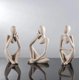 thumbnail image 3 of Escultura Pensantes Adorno Figura Decorativa Elegante gris 1, 3 of 3