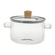 thumbnail image 4 of Olla De Vidrio Con Tapa, Utensilios De Cocina De Vidrio De Borosilicato Para Pasta, Fideos, Leche, 4 of 5