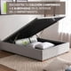 thumbnail image 2 of Cama Funcional Baul Full 1.35 Mt Colchon Comprimido New Top + 2 Almohadas Tela Gris, 2 of 8