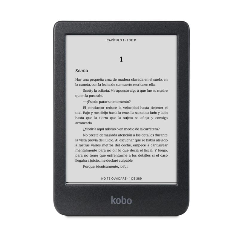 Lector E Reader Kobo Clara Bw Hd 6"" - 16Gb - Negro