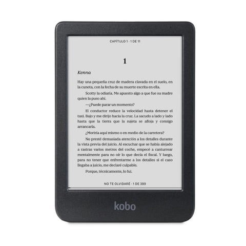 Rakuten Kobo - Lector E Reader Kobo Clara Bw Hd 6"" - 16Gb - Negro