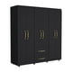 thumbnail image 1 of Closet 6 Puertas 2 Cajones Fm-024n - Negro, 1 of 8