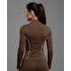 thumbnail image 3 of Chaqueta Deportiva Mujer Compresión Gym Fitness Entrenamiento con Líneas Blancas, 3 of 3