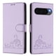 thumbnail image 2 of Funda tipo cartera FOXDOCK para Google Pixel 10 Pro 5G con soporte, ranuras, RFID, diseño de gato, 2 of 5