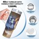 thumbnail image 5 of Duna Vaso aislado de acero inoxidable con asa, diseño temático, regalo para familia, amigos y fans; incluye pajita y encaja en el portavasos estándar, 40 oz, 5 of 6